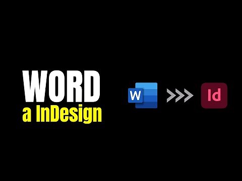 Colocar, Importar o Pasar Documento de Word a InDesign 📝