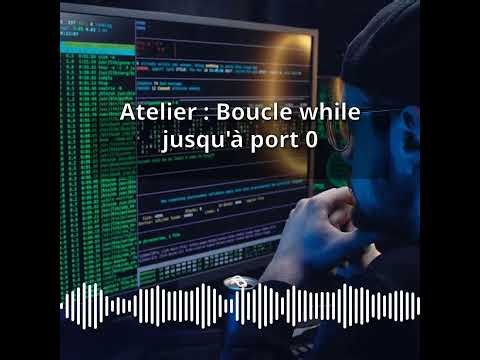 Atelier : Boucle while jusqu’à port 0 | Expert CyberSecurité & DevSecOps : Développer, PenTester...
