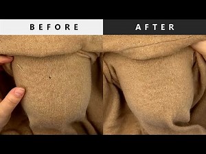 Invisible Mending: Repairing a Cashmere Jumper with Expert Knitting Techniques