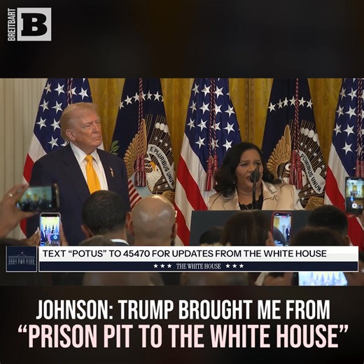 Alice Johnson, a former prisoner who was pardoned by President Trump and eventually was given a place in his administration as a "pardon czar," passionately spoke about how Trump brought her from the "prison pit to the White House." | Breitbart