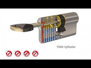 TX80 high security cylinder - English - Antibump
