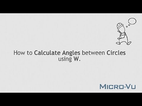 InSpec - How To: Calculate Angles Between Circles Using W