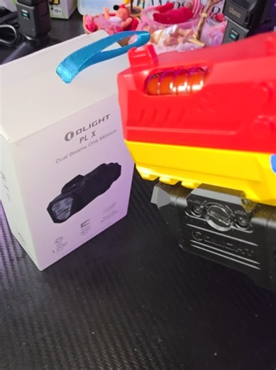 OLight plx flashlight with spot/flood/strobe modes #tiktokshopcreatorpicks #olight #olightraillight