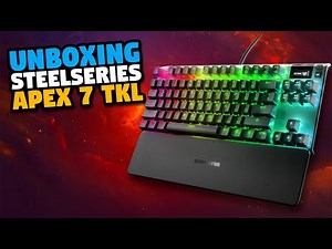 SteelSeries Apex 7 TKL Unboxing & Setup | Gaming Keyboard with RGB | Red Switch