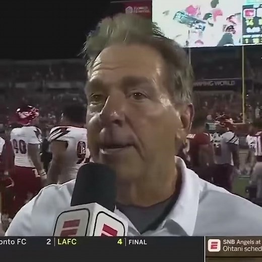 Nick Saban Snaps At Reporter Who Asked About The Quarterback Controversy