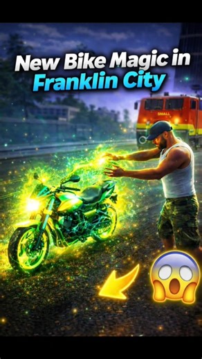 New bike magic in Franklin City 😱 ll#indianbikedriving3d #gta5gameplay #gta #shorts