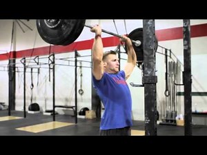 CrossFit WOD Demo 120430 - Shoulder Press x5