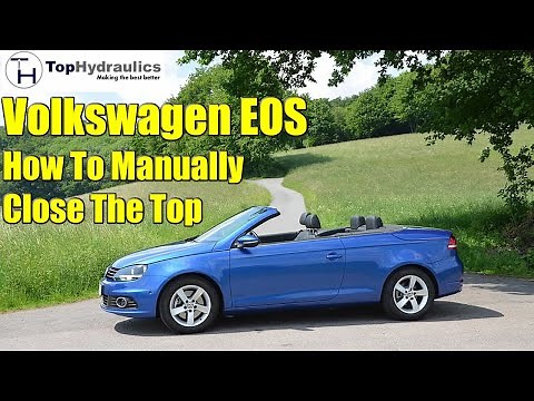 Volkswagen EOS - How To Manually Close The Convertible Top