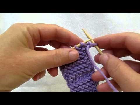 Really Clear: Slipping the First Stitch of a Row (cc)