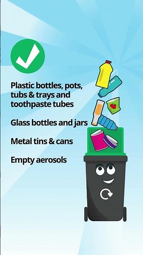 What you can and can't recycle in your recycling bin