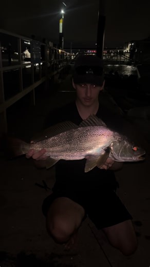 Fishing for Mulloway at Brissy River in Australia