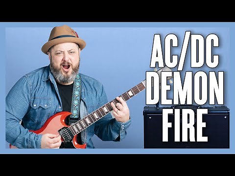 AC/DC Demon Fire Guitar Lesson + Tutorial