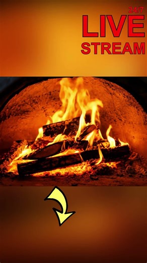 🔥Fireplace LIVE 24/7