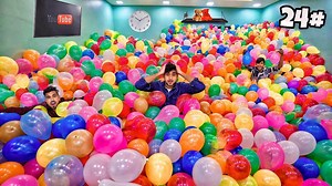 24 hours surviving challenge in unlimited balloon | A1 Adventure