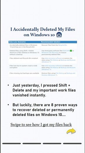 I Recovered Permanently Deleted Files on Windows 10! 😱 5 Easy Ways #filerecovery