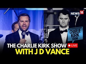 LIVE | VP JD Vance Hosts "The Charlie Kirk Show" LIVE Again: Gives Emotional Tribute To Kirk | N18G