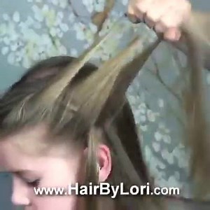 4 Strand Upward Waterfall Braid This one is so fast and easy! Full tutorial here: http://hairbylori.com/4-strand-upward-waterfall-braid.html | Hair By Lori