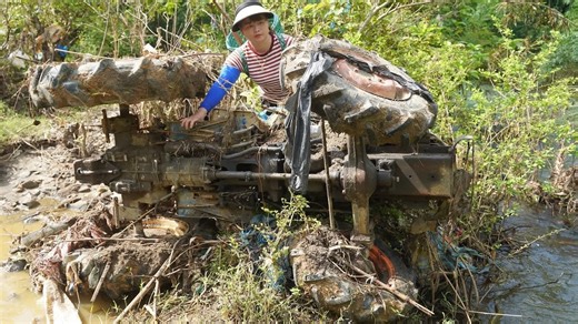 报废农机变废为宝！牛人花费 30 天修复全过程，老旧机械逆袭成神器