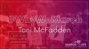 6K views · 414 reactions | "I march to expose the lies of abortion." Toni McFadden with Students for Life is joining the pro-life generation in Washington DC on January 29, 2021 as we March for Life! | March for Life | Facebook
