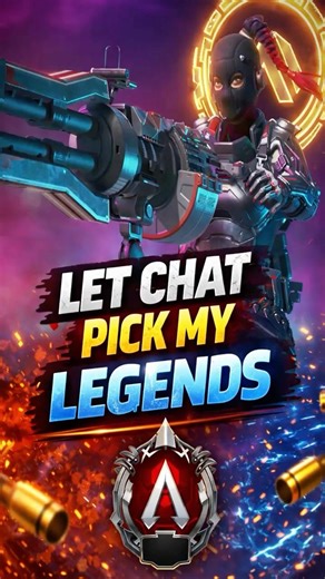 I let chat pick my legend in Apex Legends ranked 😳#shorts