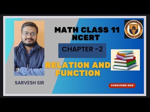 Math class 11 relation and function chapter -2 #relationandfunctions #ncert #math11
