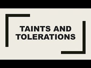 Azure Kubernetes Cluster operations | Taints and Tolerations