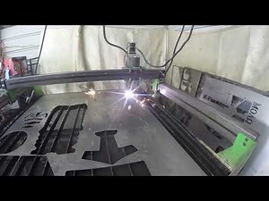 Real time cutting with my cnc plasma table by Premier Plasma