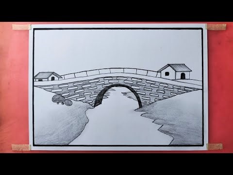 Bridge drawing to Easy way - Very Easy Drawing 