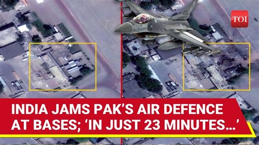 India jammed #Pakistan’s Chinese air defence in 23 minutes In a swift 23-minute mission under #OperationSindoor, the Indian Air Force jammed Pakistan’s #Chinese-supplied air defence systems and launched pinpoint strikes on key airbases like Nur Khan and Rahim Yar Khan. Using a blend of electronic warfare, loitering munitions, and counter-drone tech, India’s multi-layered defence neutralised 300–400 incoming threats. High-value Pakistani assets, including radars and missile systems, were destroye