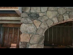 Finished Basement Stone Veneer Arch by Tatcor.com Building / Remodeling West Chester, PA