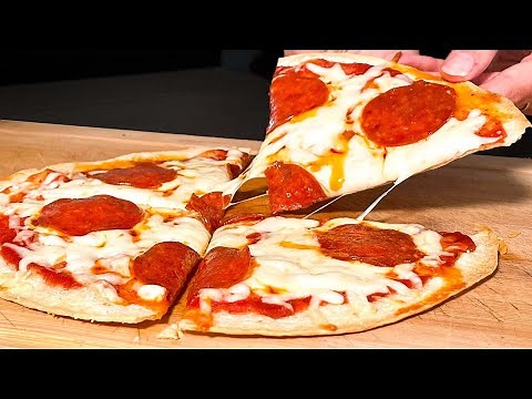 Tortilla Pizza Recipe - Making Pizzas with Tortillas!