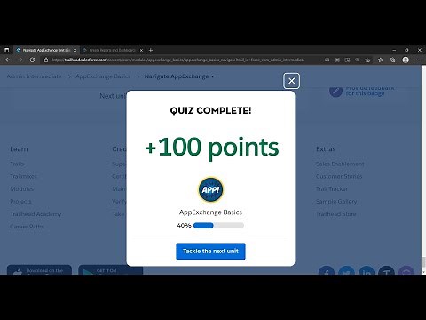 Salesforce Trailhead - Navigate AppExchange