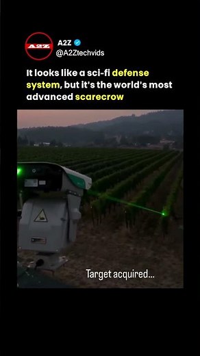 World's Most Advanced Scarecrow: The Autonomous Laser Defense System