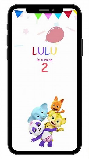 Word Party Birthday Video Invitation | Customized Digital Video Invitations | Digital Invitations