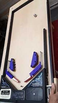 PnP Pinball #03 testing flippers and ballthrough | Building a DIY pinball whitewood arduino