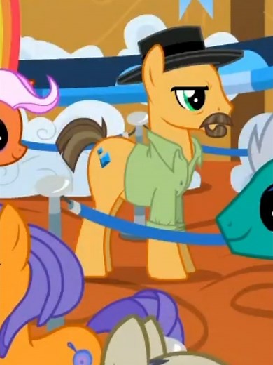 Walter White y Slenderman en My Little Pony