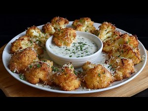 Baked cauliflower tastes better than meat! Crispy roasted cauliflower - Simply delicious!