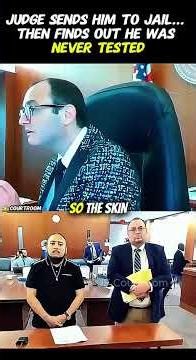 Judge Sends Him To Jail..... Then Finds Out He Was Never Tested