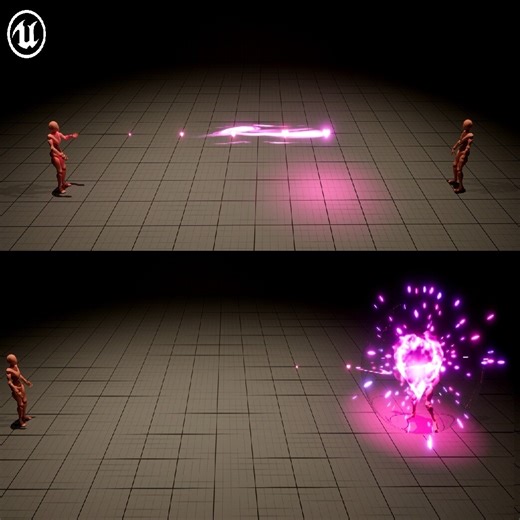 Magic Projectile - Unreal VFX, Mikhail Shchipunov