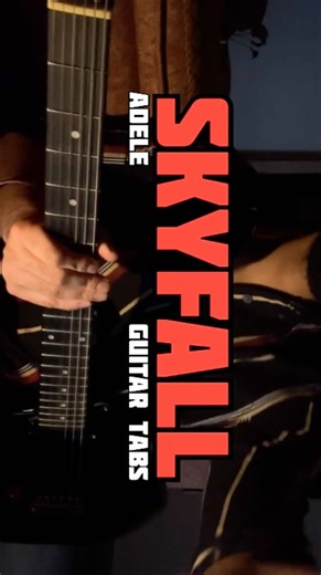 Arpit Pal on Instagram: "SKYFALL - @adele 🤯 . . . . [guitar, electric guitar, reels, guitar intro, learn guitar, learn guitar, easy guitar, guitar tabs, skyfall adele, skyfall guitar tabs, skyfall guitar lesson, skyfall reels, easy electric guitar tabs, easy guitar, skyfall electric guitar tabs, adele skyfall, james bond theme] . . . . . #reels #guitar #skyfall #adele #electricguitar #learnguitar #guitartabs"