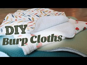 Quick DIY Burp Cloths