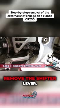 Get ready to dive into the essential maintenance of your Honda CR250 with expert insights on removing the external shift linkage! This detailed guide sheds light on each step to ensure your bike shifts smoothly, preventing potential damage to internal components. Many riders may overlook the external shift linkage, but knowing how to identify and resolve issues with it can save you time and money. The video meticulously walks through crucial actions, from removing the shifter lever to carefully 