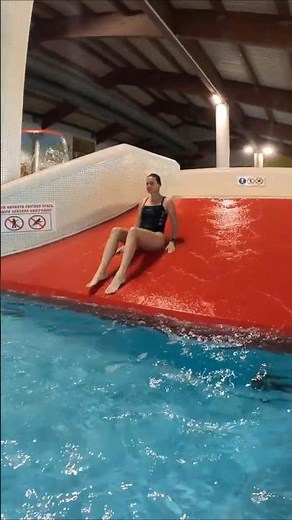 Wide Kids Water Slide 💦 | Red Slide Aquapark Beroun Czech Republic