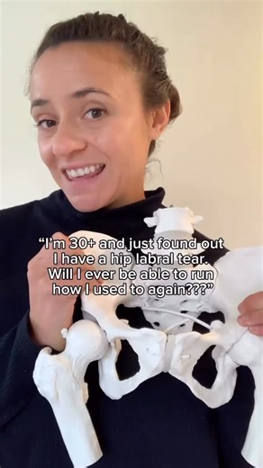 Sarah | Labral Tear Expert, Run Coach, Physical Therapist on Instagram: "Diagnosed with a labral tear, hip impingement, dysplasia, tendinopathy, or bursitis??? Let me be the FIRST to say — this can be SO freaking scary. As a physical therapist, I was SO careful about who I let talk to me about it because some providers say things that can stick with you forever. That’s exactly why one of my biggest missions is to normalize hip health for runners — by pulling back the curtain and showing the real