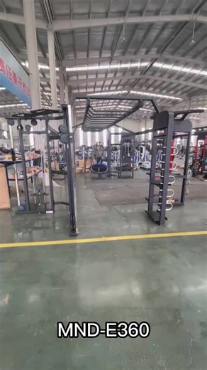 Synergy 360 (4 Gates) Steel Commercial Fitness Equipment with 70kg Weight Stack and Full Accessories Set