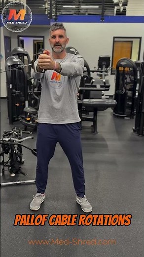 Pallof Cable Rotations