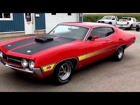 SOLD - 1971 Ford Torino 429 Cobra 4 spd numbers matching for sale at Pentastic Motors!