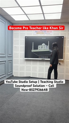 YouTube Studio Setup | Teaching Studio Soundproof Solution – #khansirdigitalboard