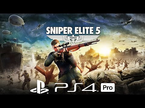 Sniper Elite 5 PS4 Pro Gameplay - First 50 minutes