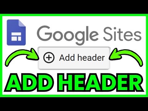 How To ADD HEADER In Google Sites (QUICK & EASY) 2025
